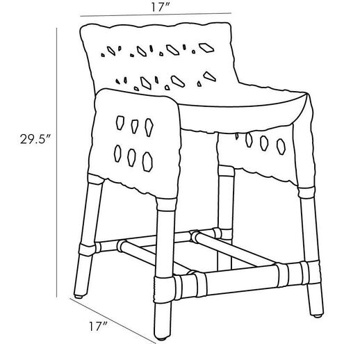 Richmond 29.5 inch Espresso Counter Stool