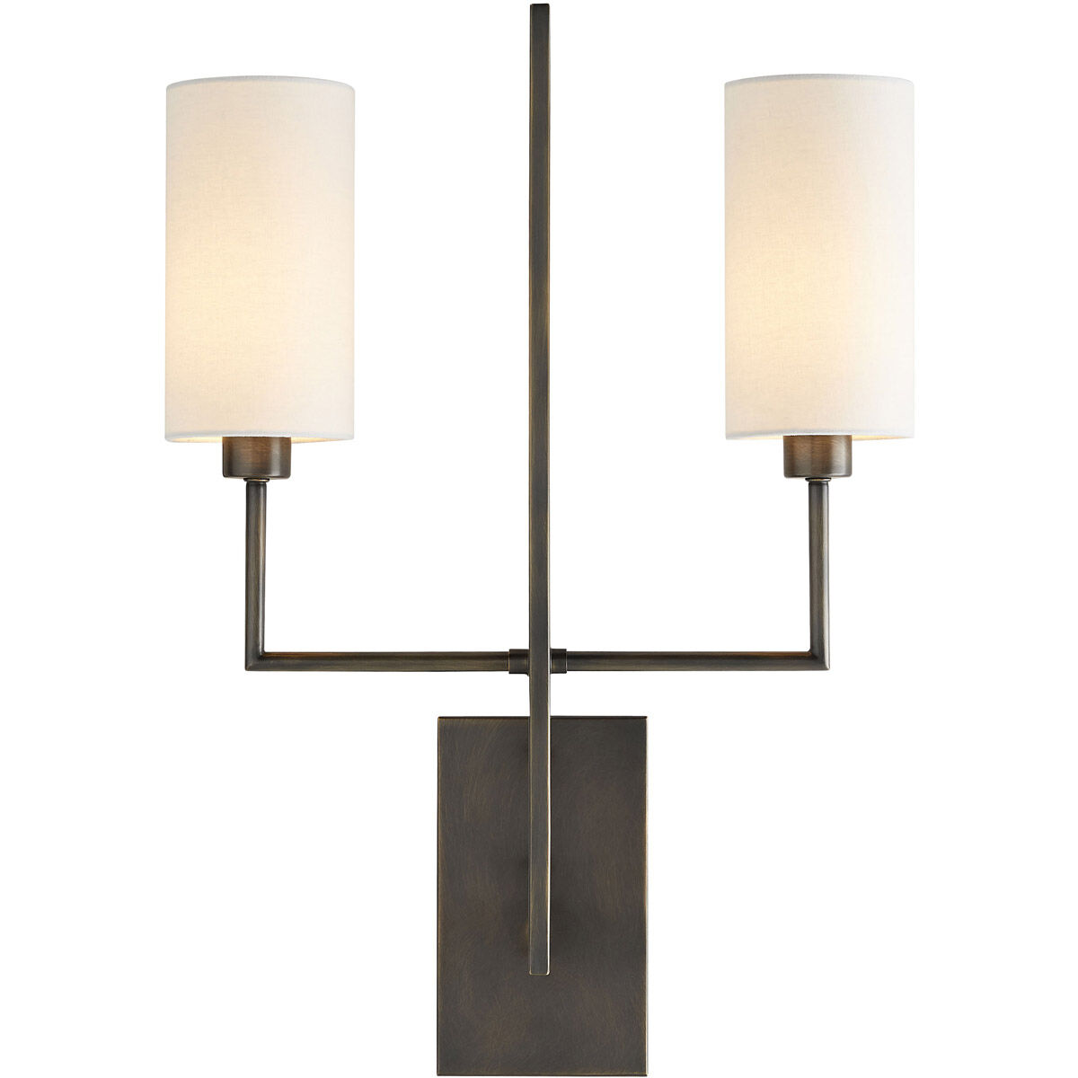 Blade Sconce Wall Light in Aged Bronze, Essential Lighting