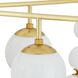 Genesis 5 Light 42 inch Antique Brass Chandelier Ceiling Light