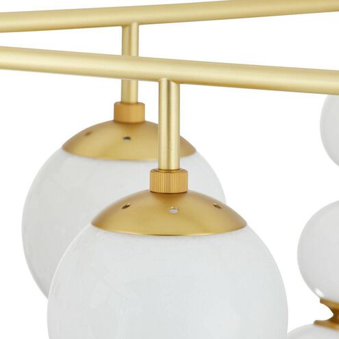 Genesis 5 Light 42 inch Antique Brass Chandelier Ceiling Light