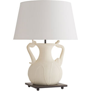 Positano 26 inch 60.00 watt Ivory and Bronze Table Lamp Portable Light