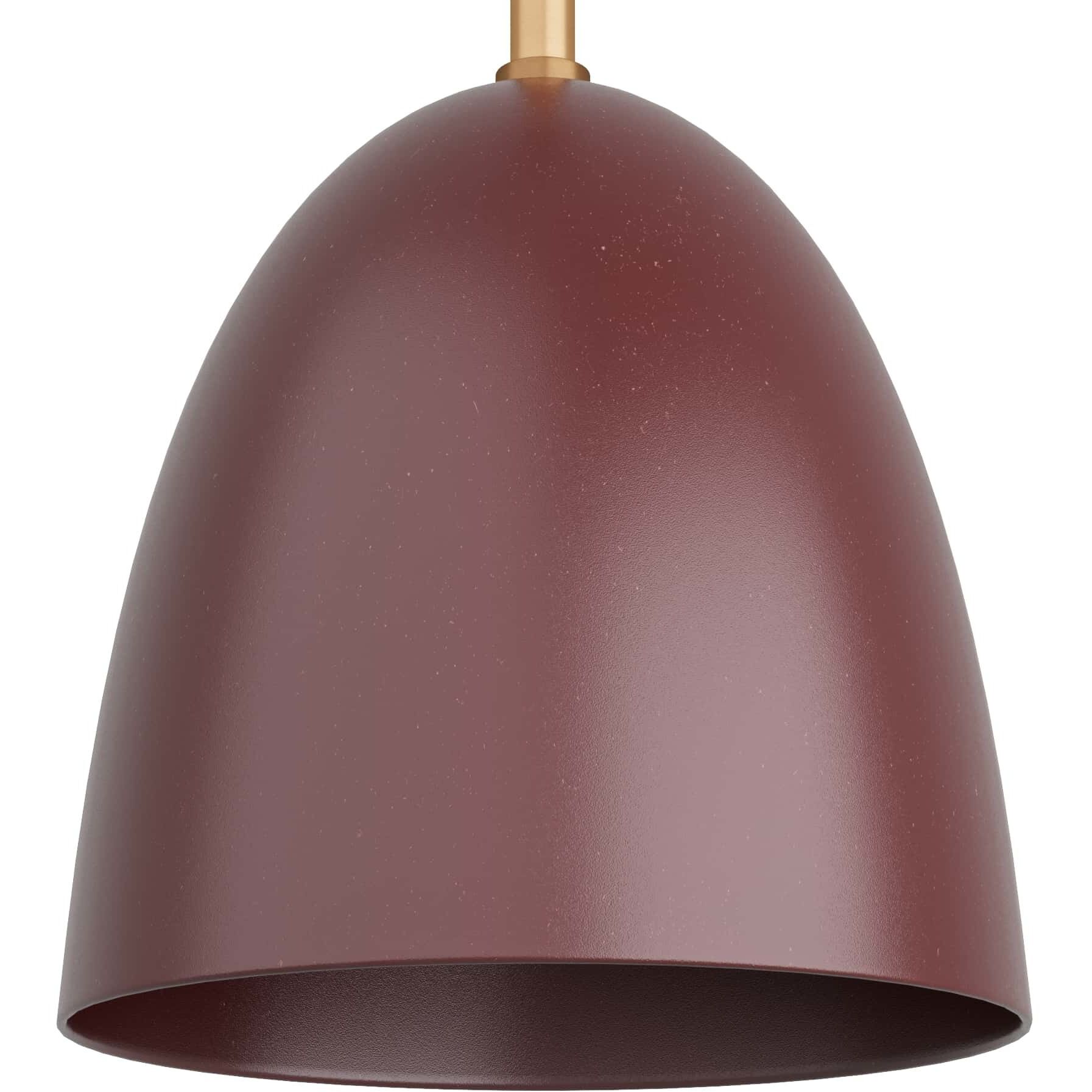 Wade 1 Light 8.5 inch Oxblood Flush Mount Ceiling Light