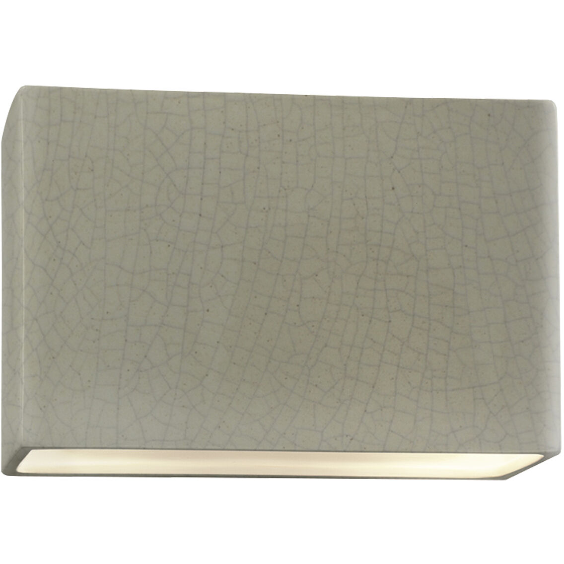 Ambiance Collection LED 10 inch Celadon Green Crackle Outdoor Wall Sconce