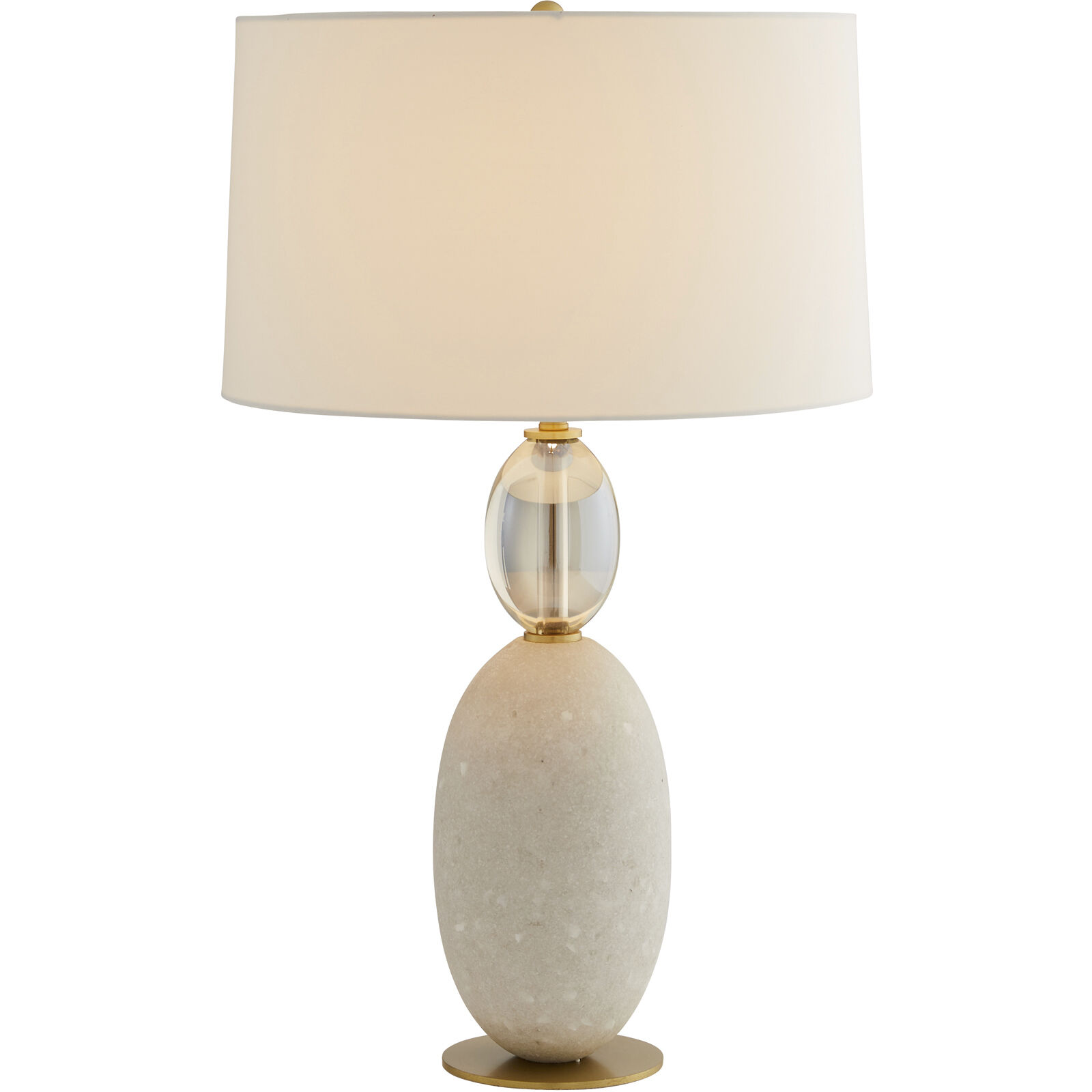 Minato 29 inch 150.00 watt Ivory Lamp Portable Light