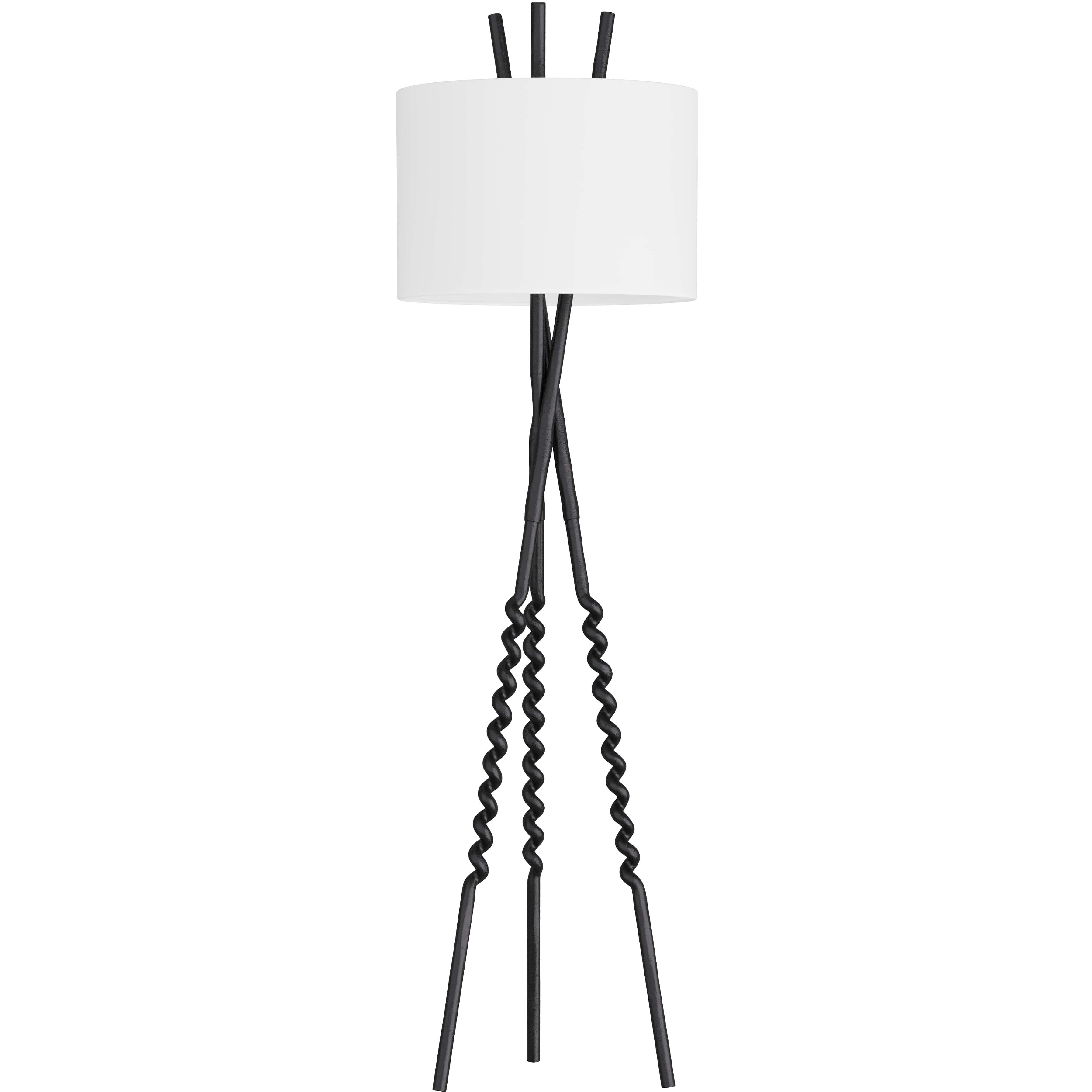 Shepherd's 75.5 inch 150.00 watt Blackened Bronze Floor Lamp Portable Light