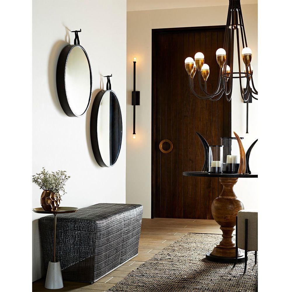 Pagoda 19 inch Natural Ottoman