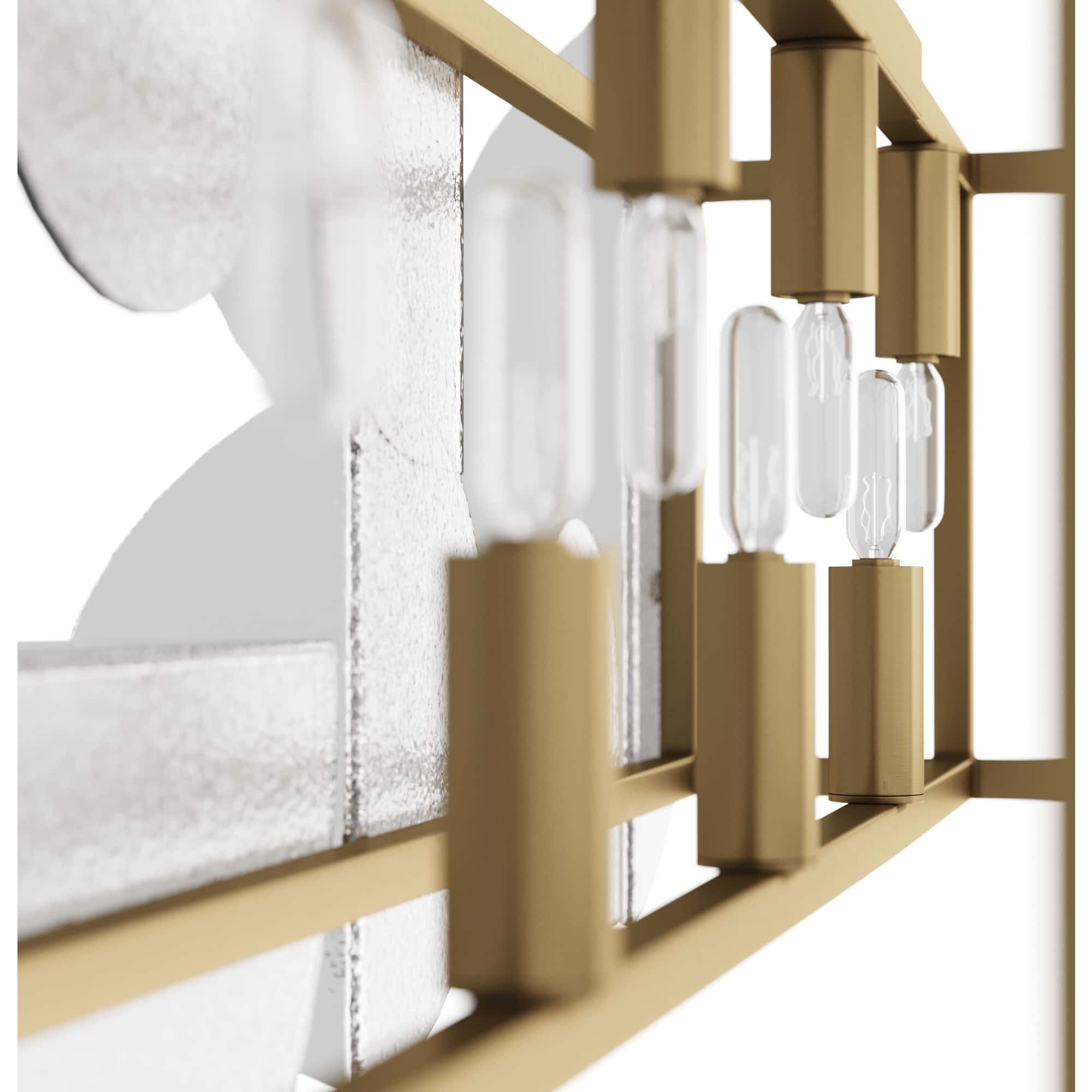 Tilley 7 Light 42.5 inch Antique Brass Linear Chandelier Ceiling Light