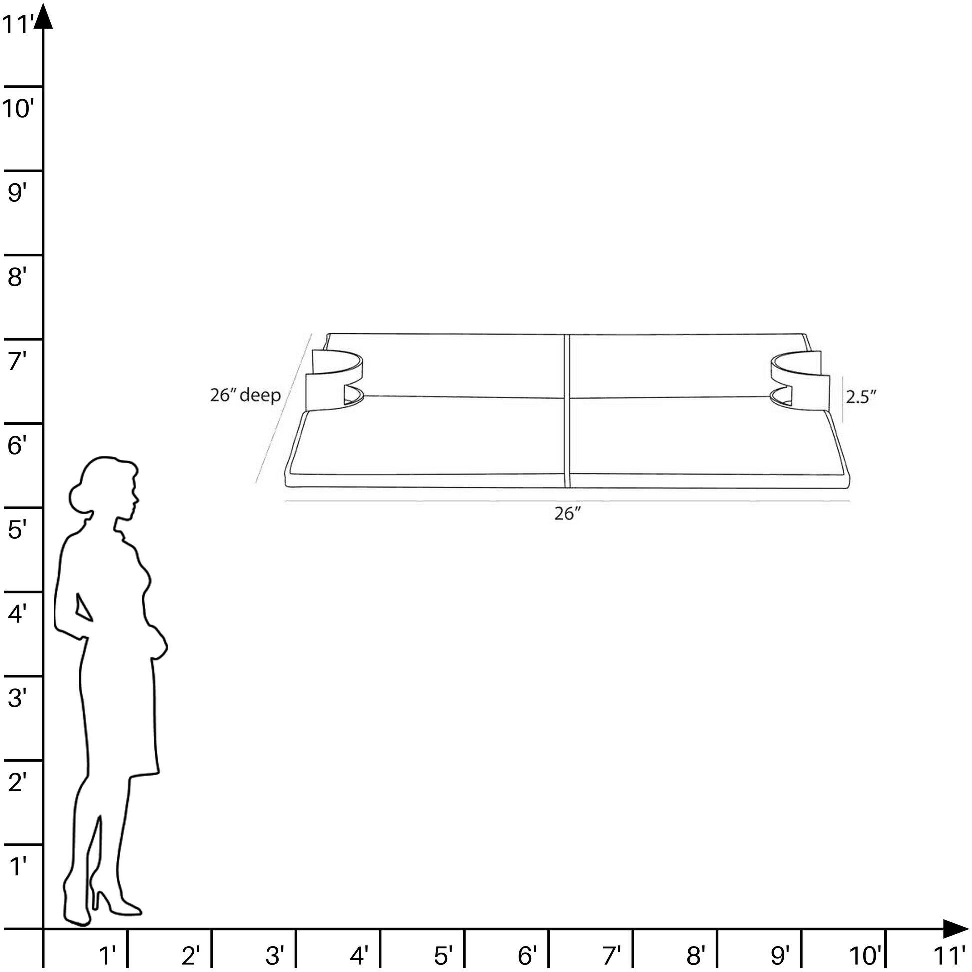 Jones Brown and Antique Brass Tray