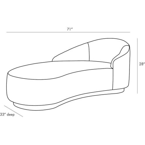 Turner Iceberg Chaise, Left Arm