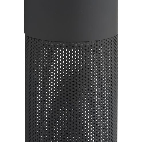 Punch 1 Light 30 inch Marine Grade Matte Black Outdoor Sconce, Large