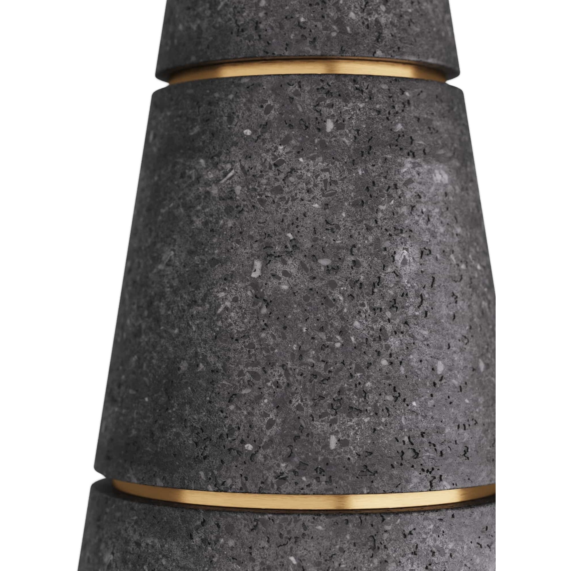 Verwall 12.5 inch Charcoal Accent Table