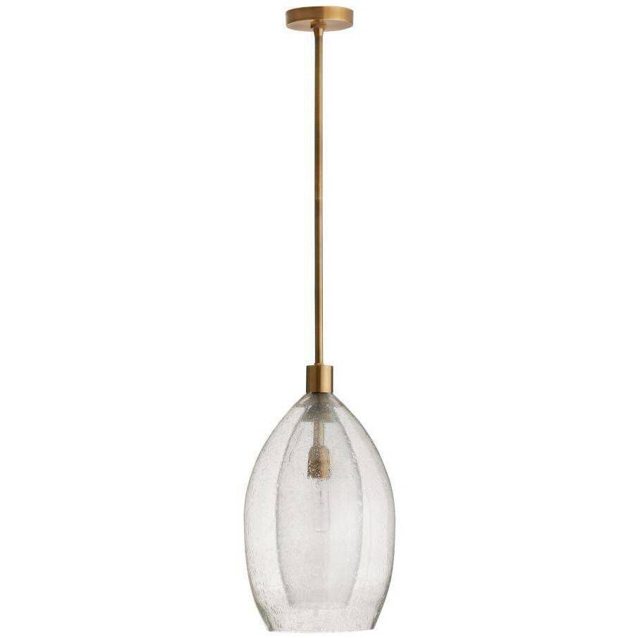 Hilary 1 Light 11 inch Vintage Brass Pendant Ceiling Light