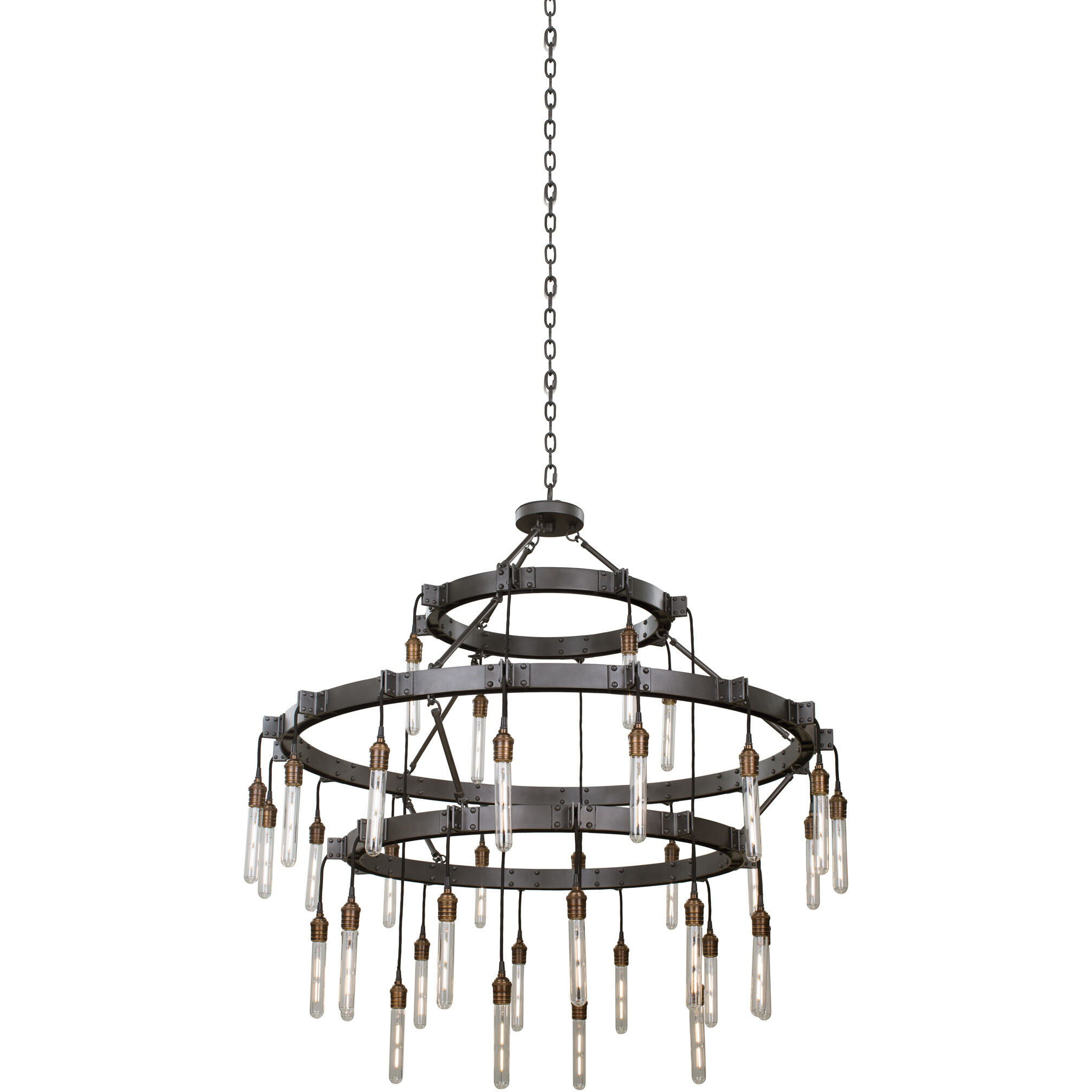 Stuyvesant 36 Light 48 inch Matte Gun Metal Chandelier Ceiling Light