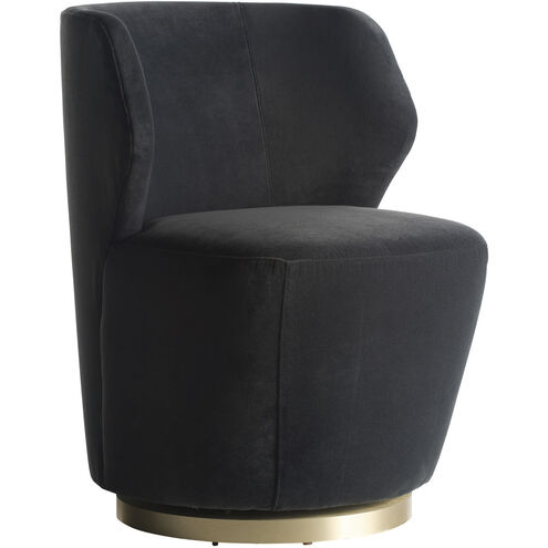 Poppy Midnight Grey and Champagne Chair