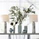 Heather 32 inch 150.00 watt Thundercloud and Polished Nickel Lamp Portable Light