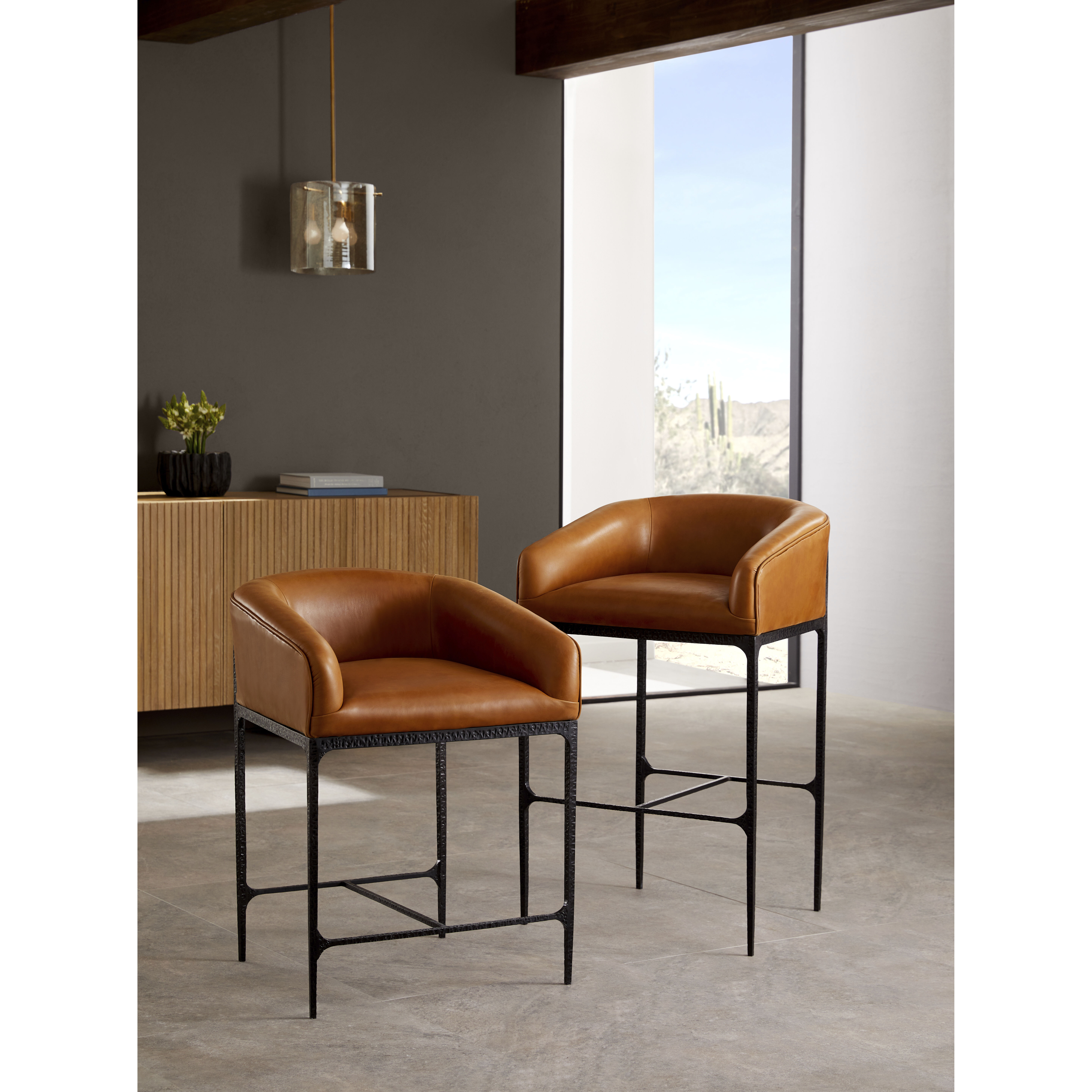 Osbourne 33.5 inch Russet Counter Stool