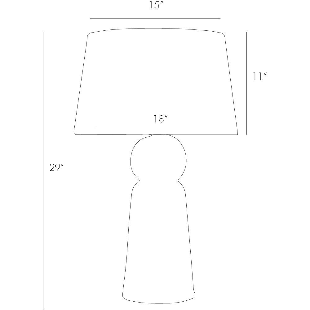Tassel 29 inch 100 watt Off-White Table Lamp Portable Light
