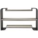 Epton Smoke Mango Wood and Blackened Bronze Bookshelf