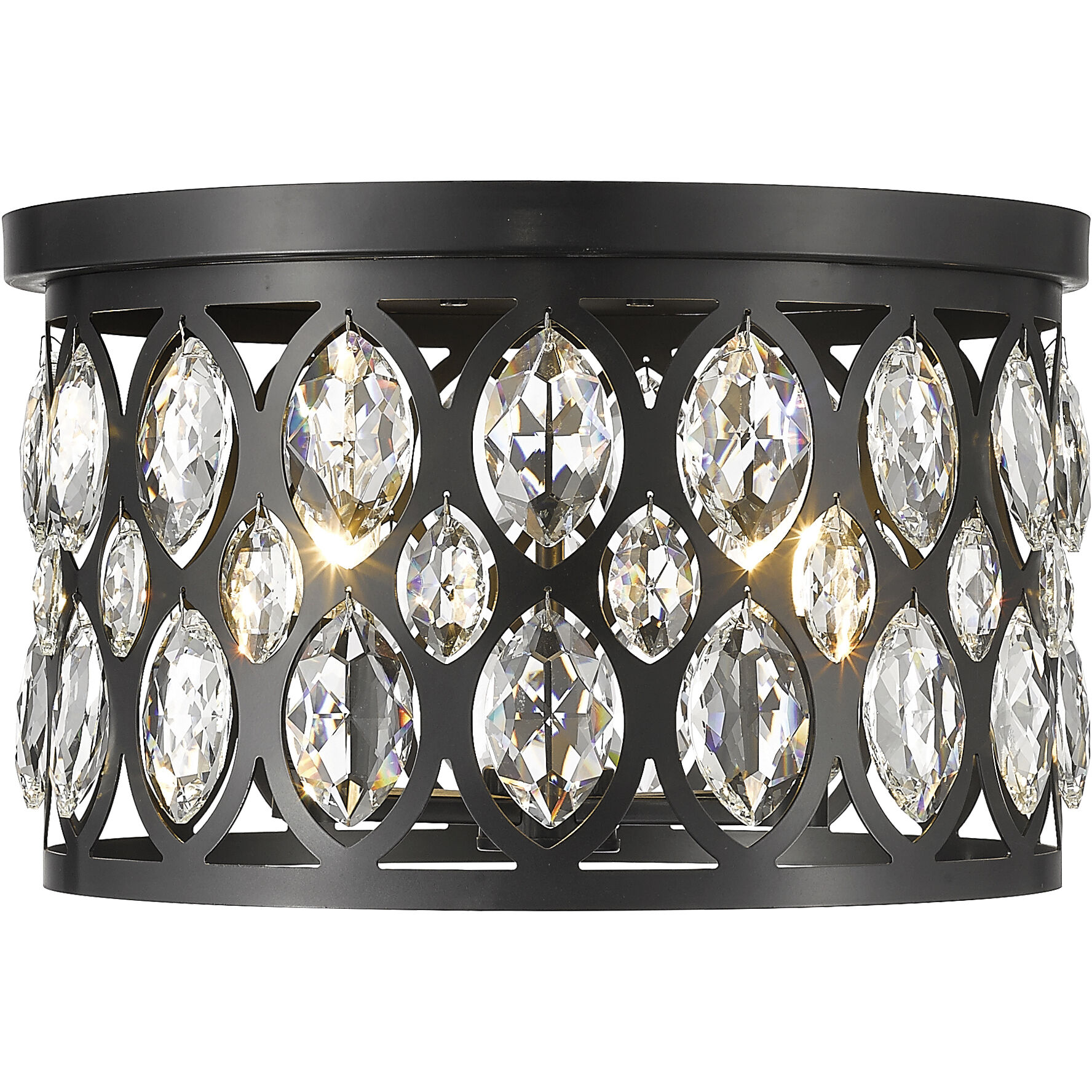 Dealey 4 Light 14.75 inch Flush Mount