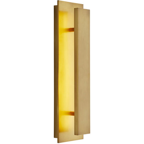 Titus LED 5 inch Antique Brass ADA Sconce Wall Light, Essential Lighting