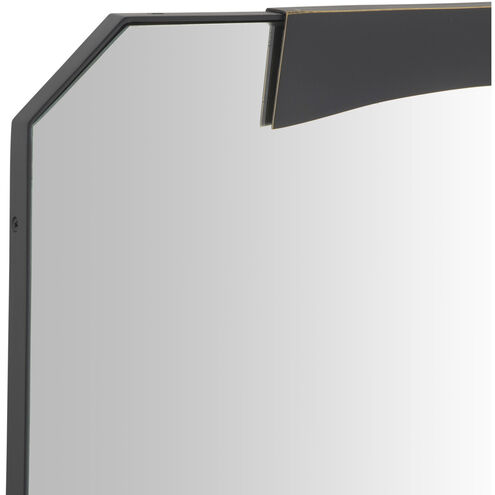 Kris 48.5 X 21 inch Bronze and Blackened Iron Mirror