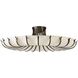 Chambers 10 Light Ivory Flush Mount Ceiling Light