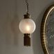 Boswell 1 Light 7 inch Antique Brass Pendant Ceiling Light