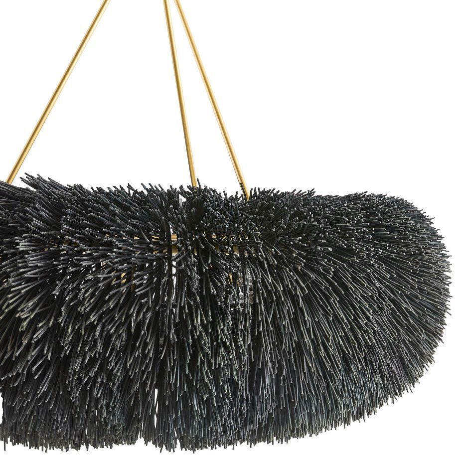 Zaria 47 inch Black Stained Chandelier Ceiling Light