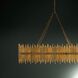 Prescott 10 Light 44.5 inch Gold Leaf Chandelier Ceiling Light