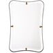 Janey 45 X 30 inch Natural Iron Hourglass Mirror