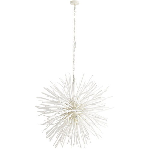 Finch 8 Light 43 inch White Chandelier Ceiling Light