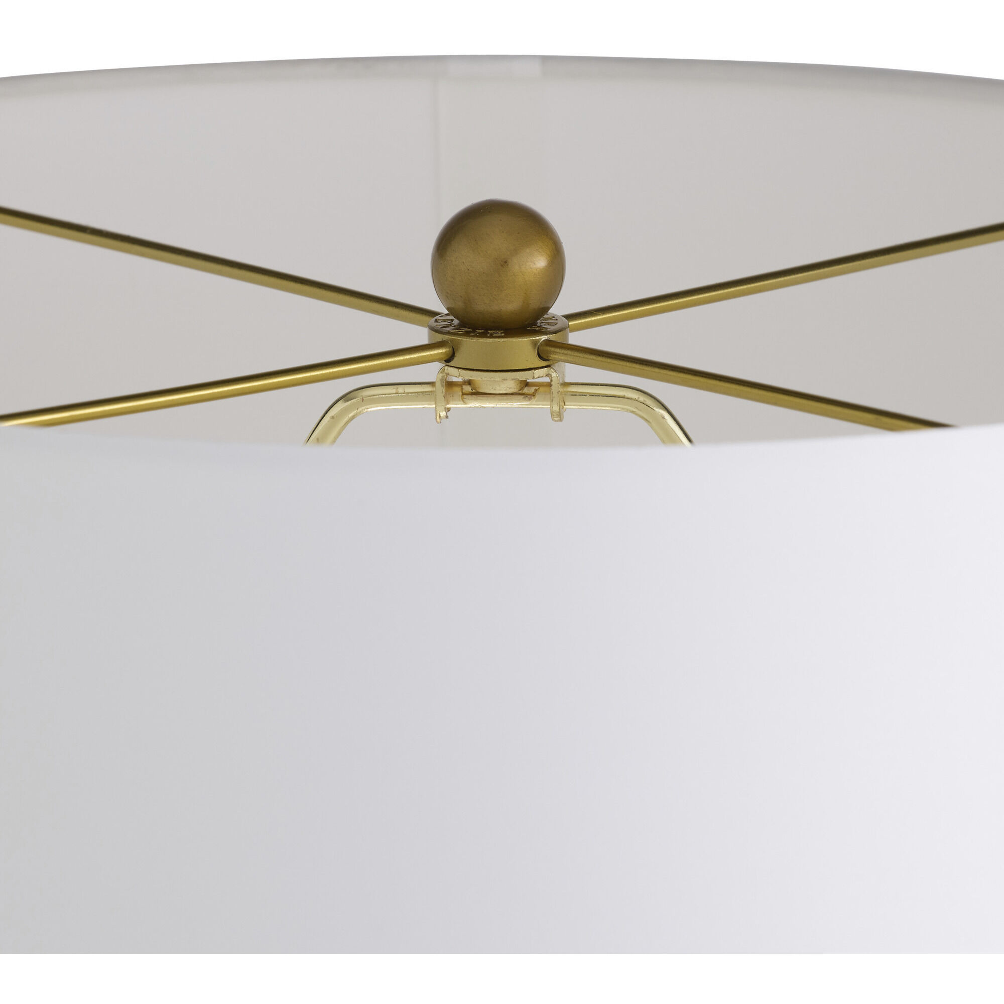 Kashmir 33.5 inch 150.00 watt Ivory and Antique Brass Table Lamp Portable Light