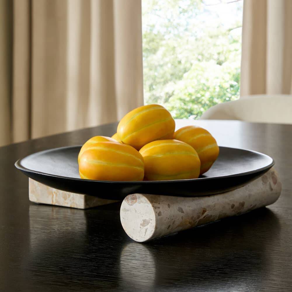 Luxa Blackened Iron and Capri Centerpiece