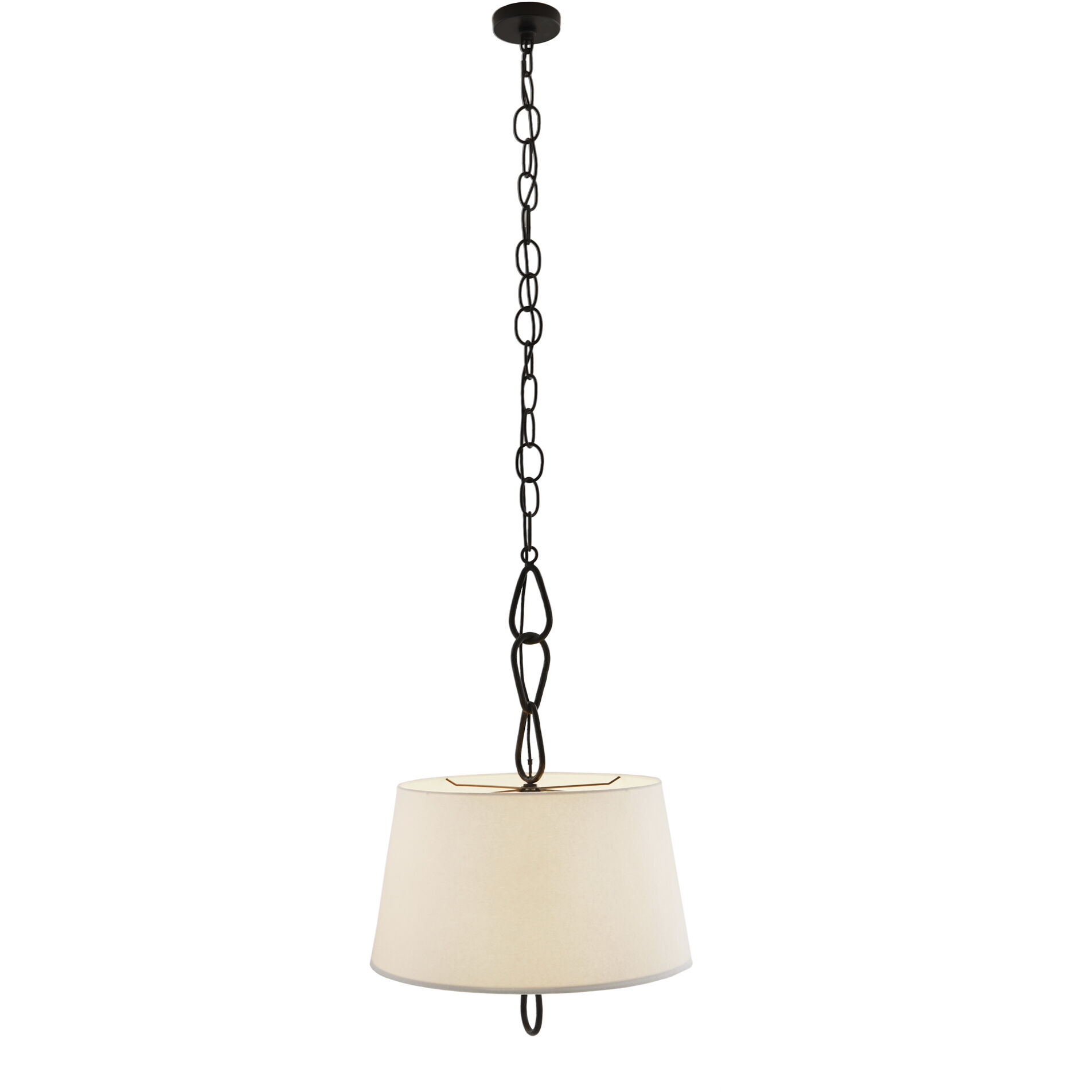 Parkman 2 Light 23 inch Blackened Iron Pendant Ceiling Light