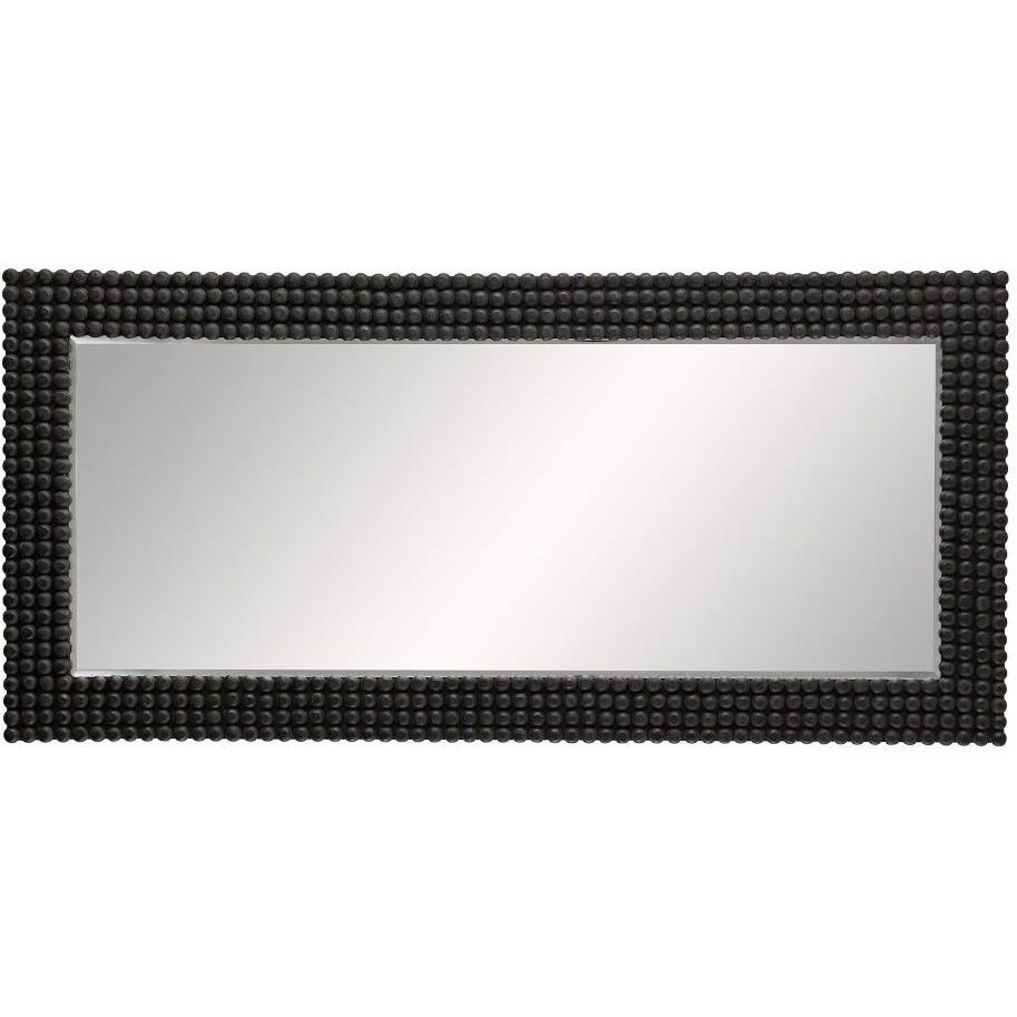 Paxton 81 X 38 inch Black Stained Floor Mirror