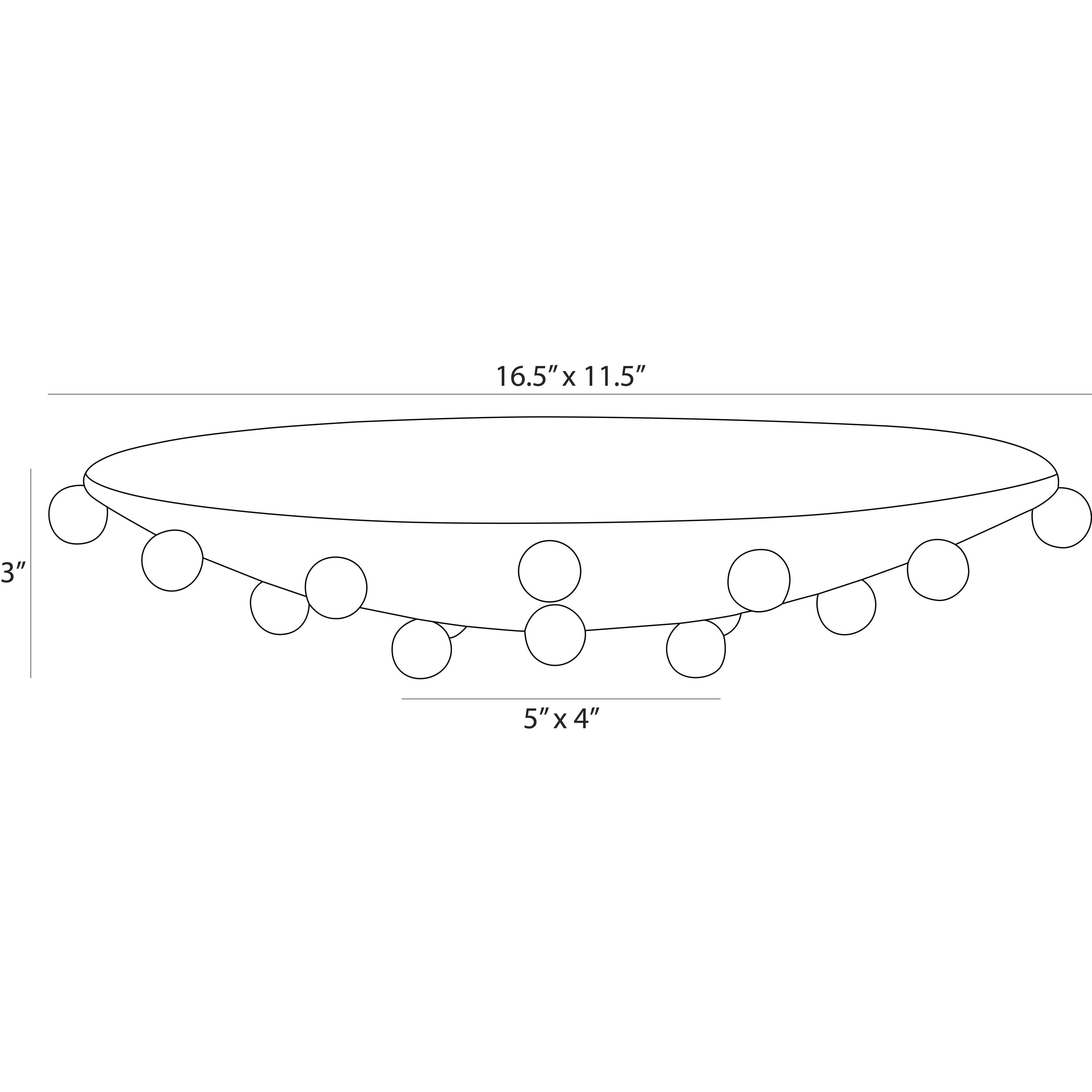 Katherine Ivory and Antique Brass Centerpiece