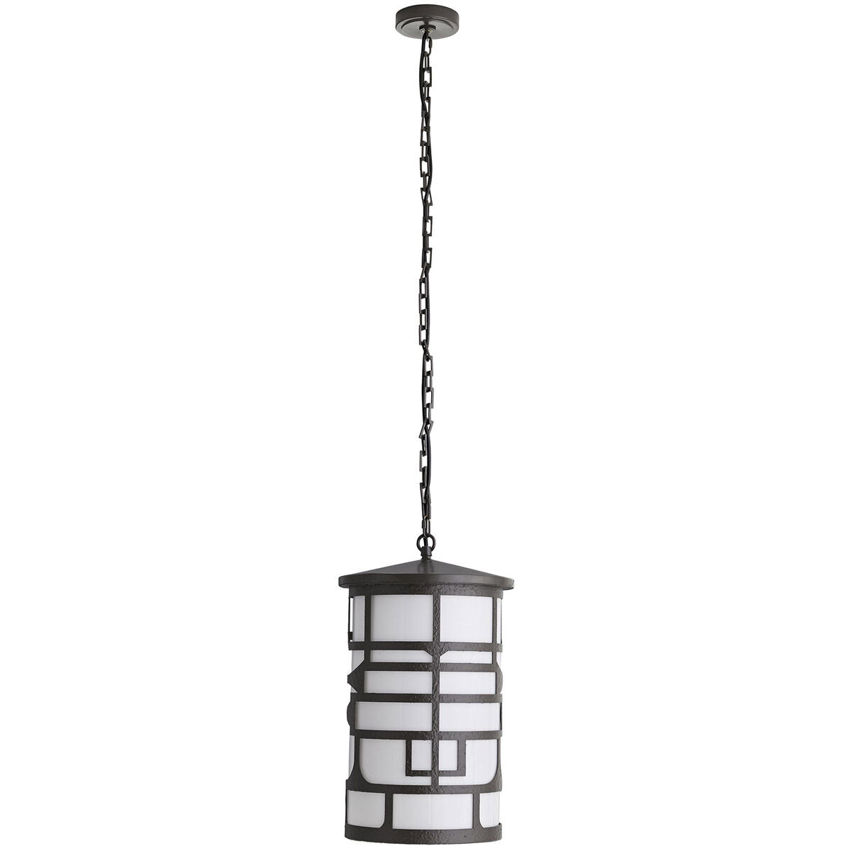 Shani 3 Light 13.5 inch Aged Iron Outdoor Pendant