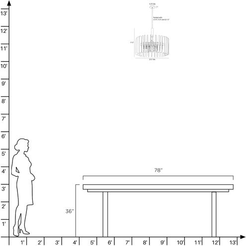 Klaus 8 Light 25.5 inch Antique Brass Chandelier Ceiling Light