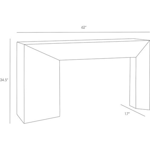Mckinley Blackened Console Table