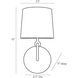 Giles 1 Light 8 inch Antique Brass Sconce Wall Light