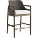 Chilton 43.5 inch Pearl and Dark Gray Wash and Kona Outdoor Bar Stool