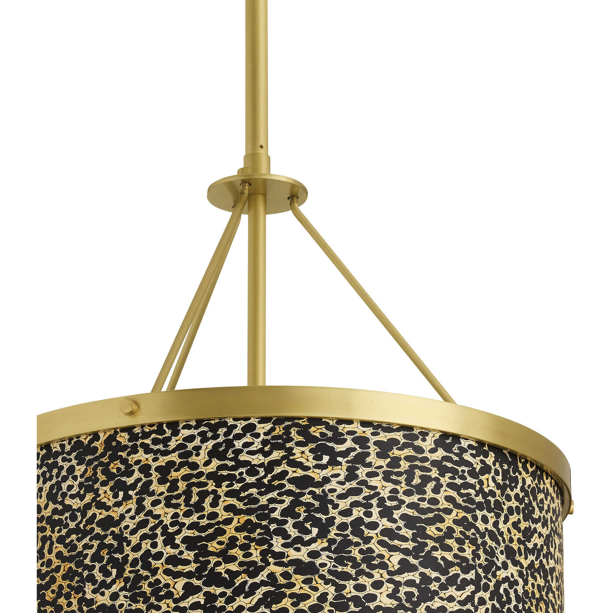 Lysandra 1 Light 16 inch Antique Brass Pendant Ceiling Light