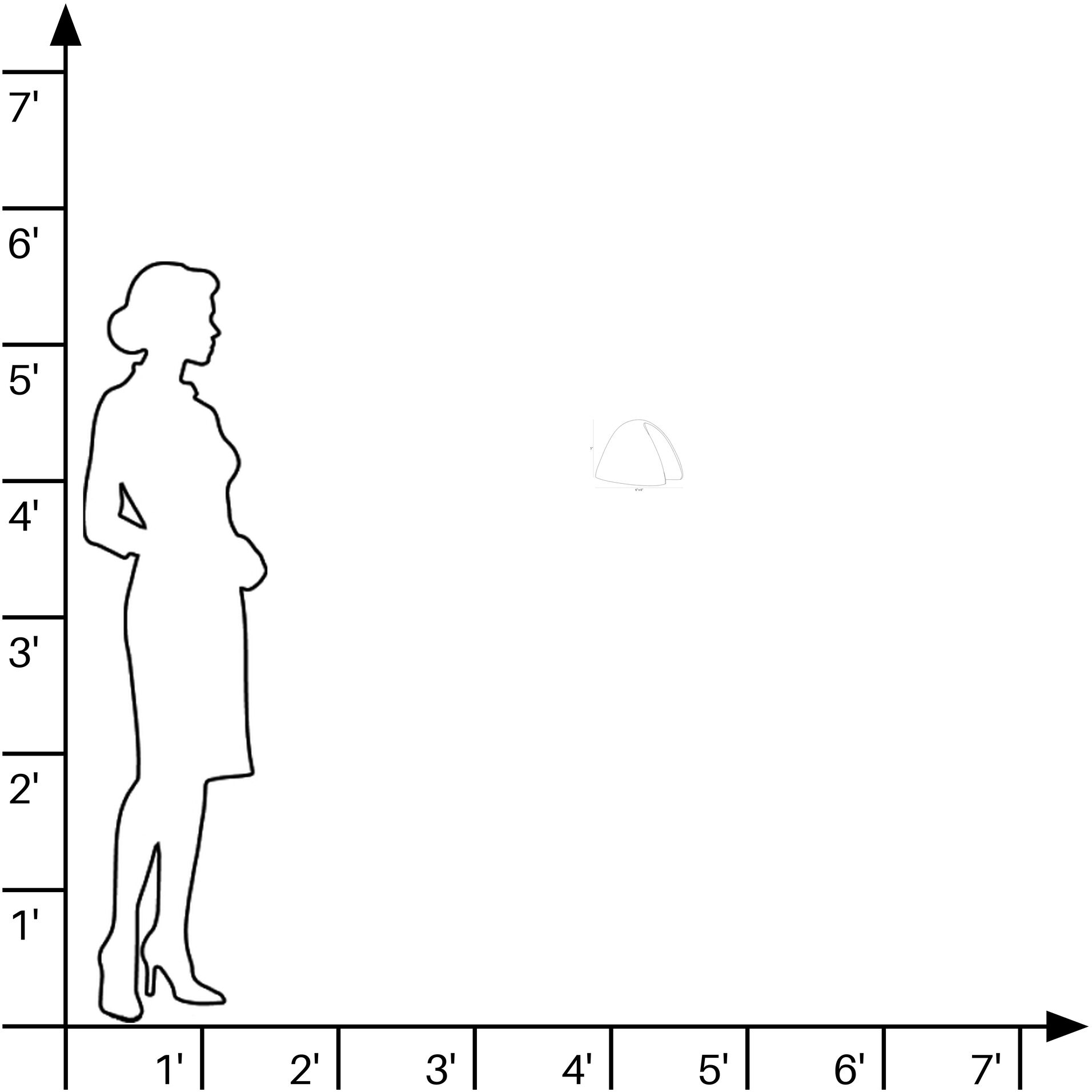 Kip 6 X 5 inch Sculpture