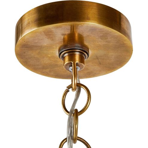 Clayton 1 Light 6 inch Vintage Brass Pendant Ceiling Light