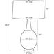 Padget 30 inch 150.00 watt Oat Lamp Portable Light