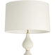 Nicole 68 inch 150.00 watt Ivory and Antique Brass Floor Lamp Portable Light