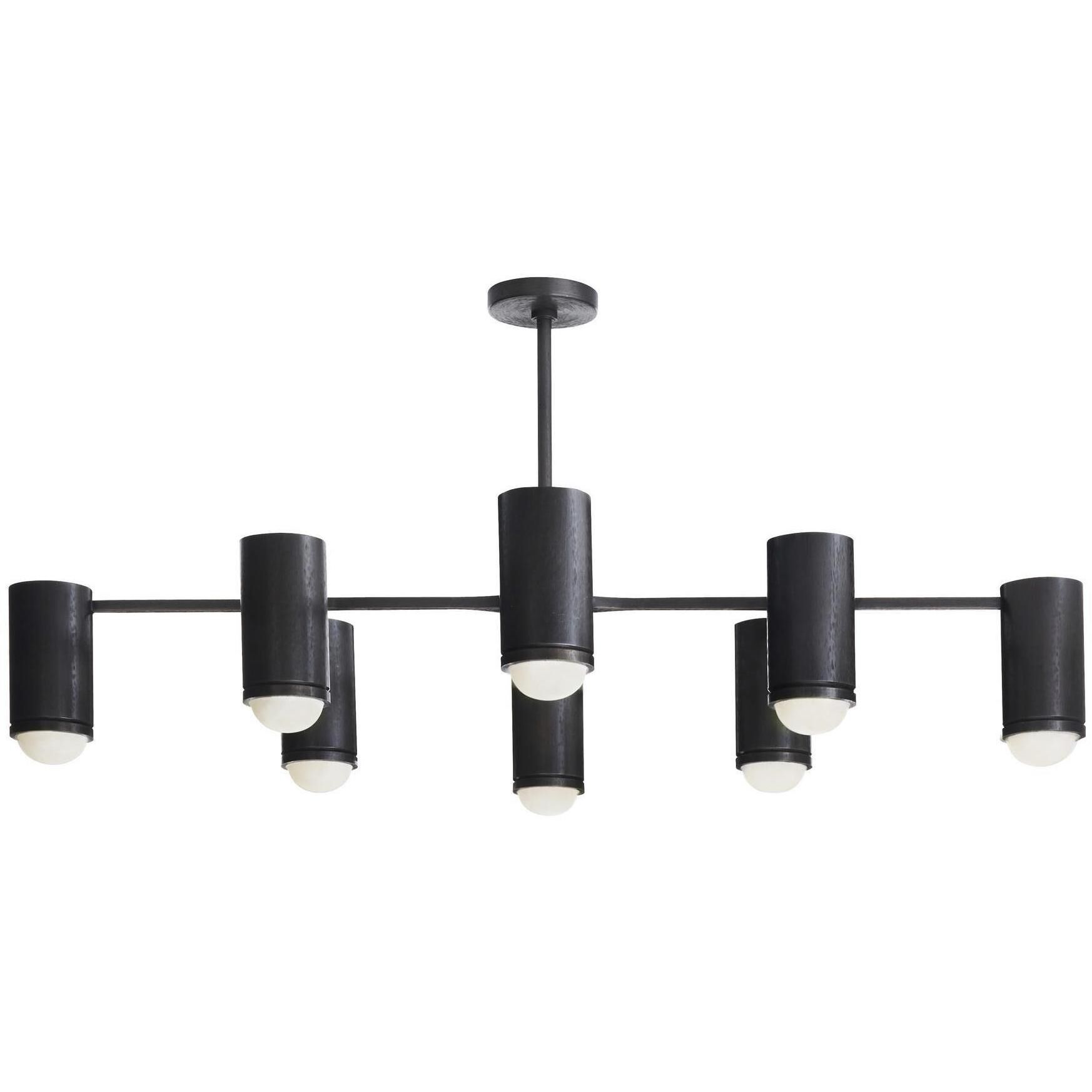 Loryn 8 Light 46 inch English Bronze Semi Flush Mount Ceiling Light