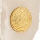 Ravelle 1 Light 8 inch White and Antique Brass Wall Sconce Wall Light