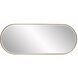 Vaquero 72 X 30 inch Vintage Brass Mirror