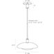 Tobias 1 Light 17 inch Blackened Iron Pendant Ceiling Light